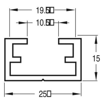  PS833537 Profil Alu 