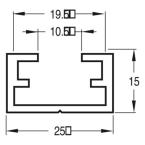  PS833540 Profil Alu 