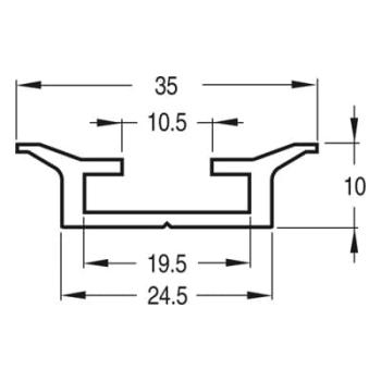  PS833545 Profil Alu 