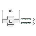  APACC858007 Boulons d'ancrage 