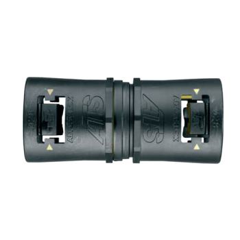  RAC. A COUPLER DROIT-PA 6-NOIR 