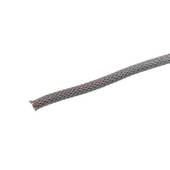  BRAIDED SLEEVING GREY 25M 