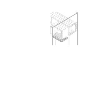  H SHELF L=400 CUBICLES POS.1 