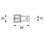  CONNEXION R126 NOIR 12V 