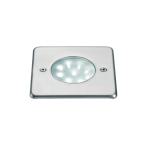  EGO CARRE 9 LED BLANC - INOX 