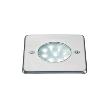  EGO CARRE 9 LED BLANC - INOX 