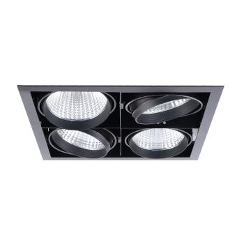  KIT QUADRA 4 NOIR LED 3000K 