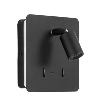  LIZEO 9,3W/3000K NOIR +USB-C 