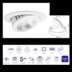  DOWNLIGHT SAMBA BLANC 27W 