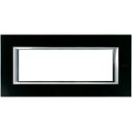  AXO PLAQ.RECT VERRE NOIR 6M 