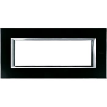  AXO PLAQ.RECT VERRE NOIR 6M 