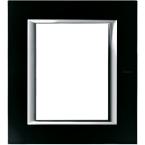  AXO PLAQ.RECT VERRE NOIR 3+3M 