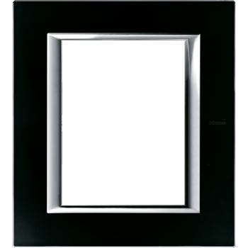  AXO PLAQ.RECT VERRE NOIR 3+3M 