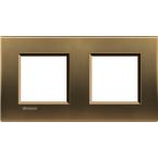  LL-PLQ CARREE 2X2M 71MM BRONZE 