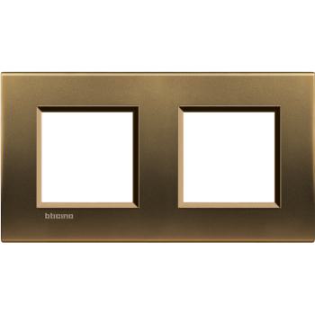  LL-PLQ CARREE 2X2M 71MM BRONZE 