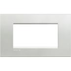  LL- PLAQUE CARREE 4M ARGENT 