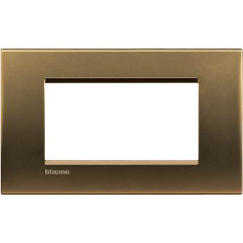  LL- PLAQUE CARREE 4M BRONZE 