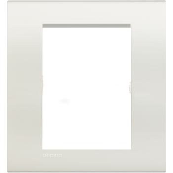  LL- PLAQUE CARREE 3+3M BLANC 