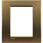  LL- PLAQUE CARREE 3+3M BRONZE 