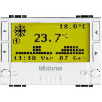  LL- THERMOSTAT ENCAST 3M BLANC 