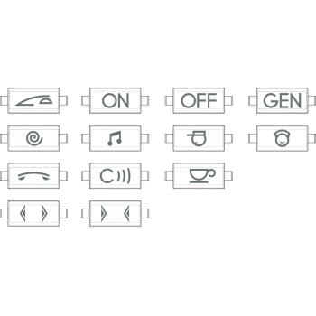  LL- KIT SYMBOLE RETRO AX BLANC 