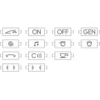  LL- KIT SYMBOLE RETRO AX TECH 