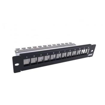  PANNEAU 10P 12 PORTS RJ45 1U 