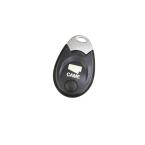  Badge noir anneau inox MIFARE 