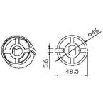  Adaptateur rond 61mm 