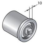  Calotte avec pivot Diam 7,5 