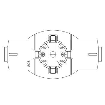  Lame caisson  encastrer 205 