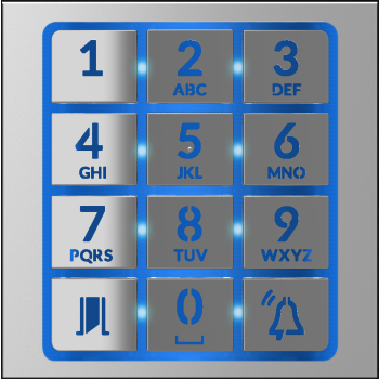  MTMFKB - Faade module clavier 