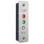  Smaphore inox 2 leds encastr 