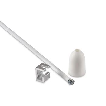  Kit tige de suspension blanc 