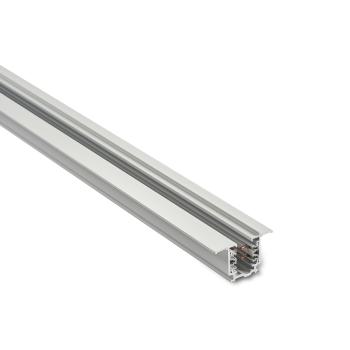  Rail encastrable blanc 2m 