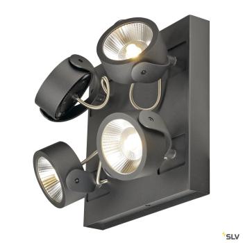  KALU LED 4 appli, carr, noir, 