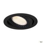  SUPROS rond noir 2600lm 3000K 