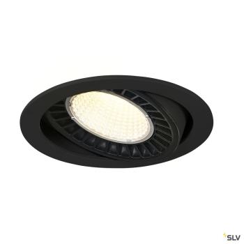  SUPROS rond noir 3300lm 4000K 