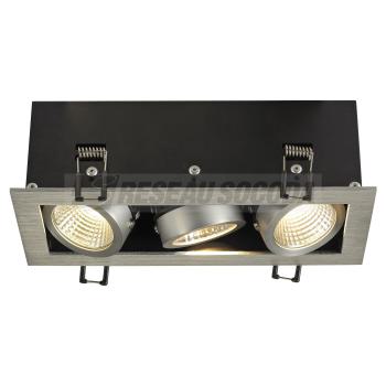  KADUX 3 LED alu 21W 3000K 