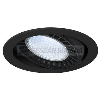  SUPROS rond noir 3300lm 4000K 