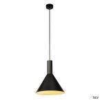  PHELIA M ronde noir E27 23W 