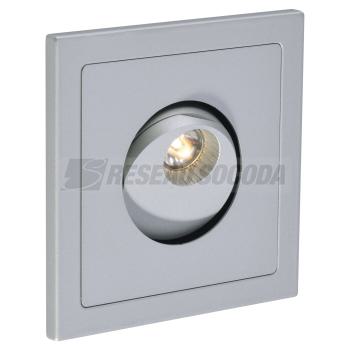  PHO gris argent LED 1W 3000K 