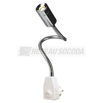  DIO FLEX PLUG LED chrome/blanc 