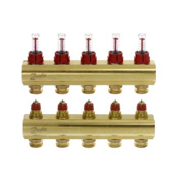  Manifold 5+5 Danfoss BIV Flowm 