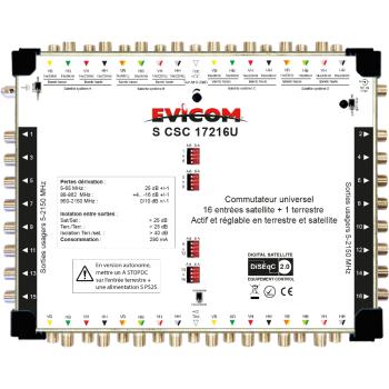  COMMUTATEUR UNIVER. 17IN 16OUT 