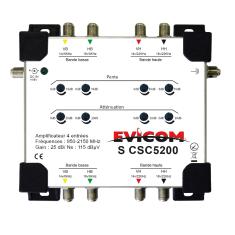  AMPLI DE TETE CASCADABLE 4 IN 