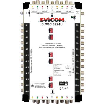  COMMUTATEUR UNIVERS. 9IN 24OUT 