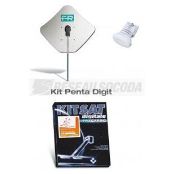  Kit parabole 68 cm acier + LNB 