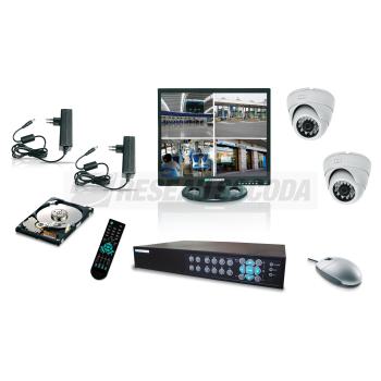  Kit dvr 4E LCD 17" 2 Cam 