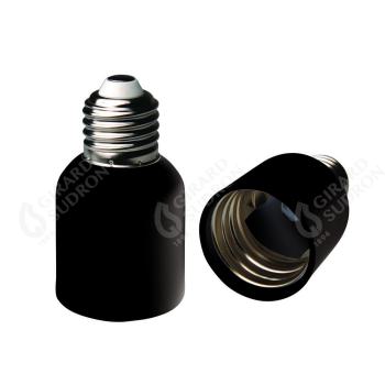  Adaptateur E27 => E40 Noir 